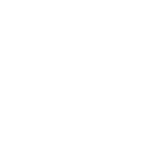 Flat white lighthouse icon on a transparent background, representing guidance, creativity, and artistic adventure.